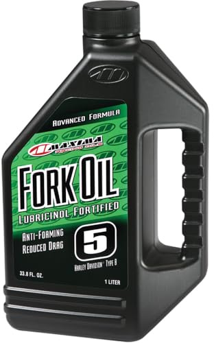 Maxima 54901 5WT Standard Hydraulic Fork Oil - 1 Liter Bottle