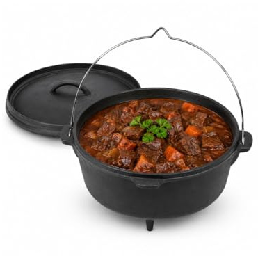 barbecook Kochtopf/Dutch Oven 9 L Grillzubehör, Black, Schwarz
