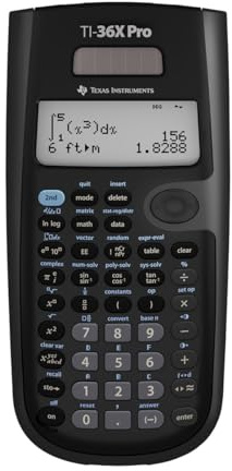 Texas Instruments TI-36X Pro Engineering/Scientific Calculator | 9.7 Inch | Black.