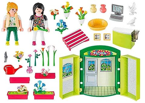 PLAYMOBIL City Life 5639 Mitnehm-Blumenladen, Ab 4 Jahren, Multicolor