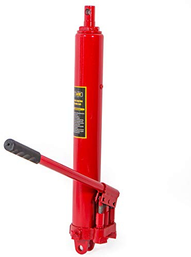 Stark USA 8 Ton Long Hydraulic Ram with Clevis Base Jack Hoist Manual Double Cherry Picker Pump (Fits: Garage/Shop Cranes, Engine Hoists, and More)