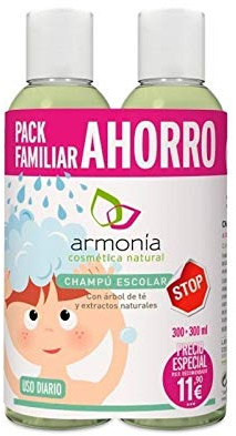 Armonia Pack Champu Escolar 2 Uds. 300 g