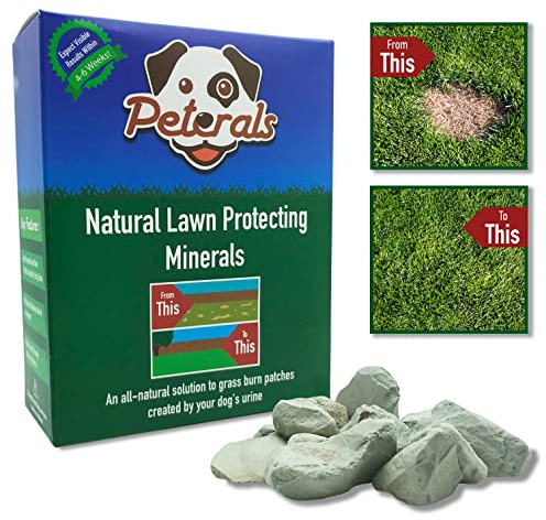 Peterals 600 Grams - Natural Mineral Rocks to Prevent Lawn Grass Burn Yellow Patches from Dog Urine