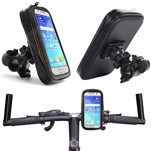 Fahrrad Halterung passend für Samsung Galaxy S26 S25 S24 S23 S22 Ultra S21 S20 FE A17 A07 A56 A36 A26 A16 A06 A55 A35 A15 A54 A34 A14 A52 Wasserdicht Handy Halter Holder Lenker Tasche 360°drehbar XL