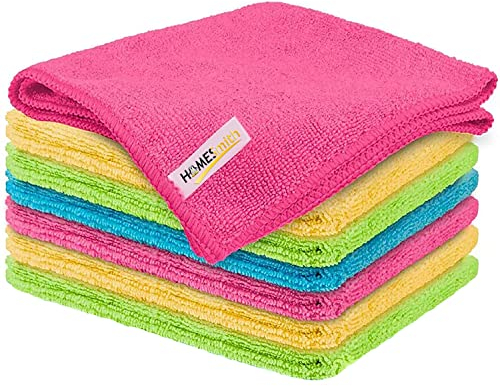 HOMESmith 8 Pack Premium Extra Large Microfibre Cleaning Cloths