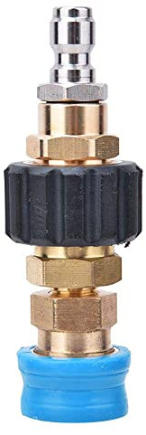 Pressure Washer Adapter, M22 Male and Female Thread 1/4 Quick Connector, Quick Disconnect Hose Fittings, Brass Couplers, Quick Disconnect Kit for Karcher HD
