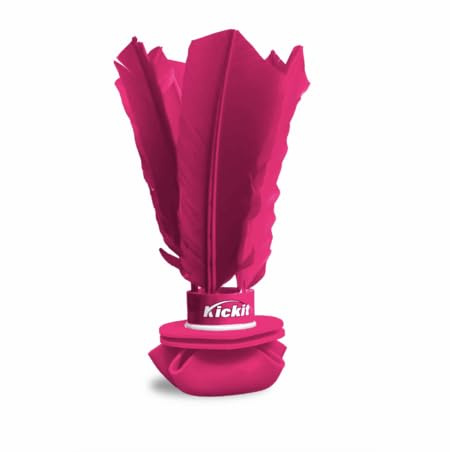 Kickit | The Original Birdie Soccer Trainer | Play Outdoors, Indoors or Backyard, Beach or Tailgate, All Ages Fun & Travel Friendly (Pink)