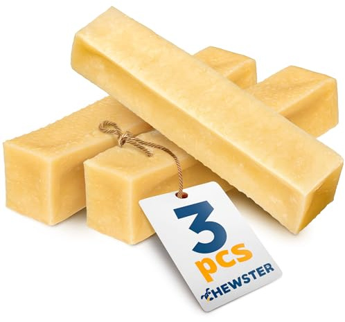 CHEWSTER snack al formaggio - osso per cani - masticativi di lunga durata di latte naturale - (303 g, set da 3, taglia L)