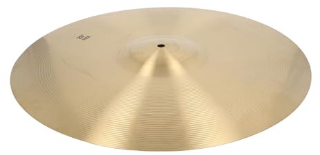 Platillo de Tambor de Sonido Brillante, Platillo de Choque de Latón Resistente para Bateristas, 14 Pulgadas con Rendimiento Ideal para Profesionales, Estudiantes y Entusiastas