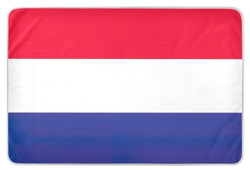 Niederlande Flagge Bett Urinierunterlagen Waschbar Inkontinenzeinlagen für Frauen Wiederverwendbare Bettunterlagen