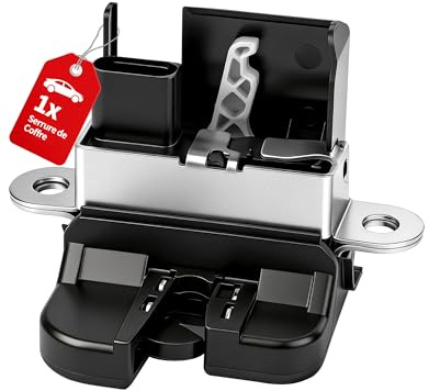 NETONDA Serrure Coffre pour Golf 5 6 Plus Serrure Hayon pour Passat B6 B7 1T0827505H 1K6827505E 5K0827505A Pièces détachées pour Altea Leon