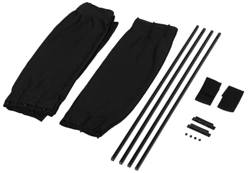 Auto Sonnenschutz Vorhang 2 Stück, Verstellbare Fensterrollos, Schwarzes Netz, Isolation, UV Schutz - Bessere Privatsphäre, Elegantes Design, Einfache Montage Für SUV (Schwarz)
