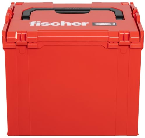 fischer L-Boxx FLB 374, robuste Aufbewahrungs- und Transportbox, stapelbar, kompatibel mit L-Boxx System, einfaches Handling durch Klicksystem, flexibel anpassbar, langlebig und sicher