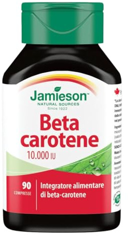 Jamieson Beta Carotene 90 Compresse, 50 Grammi