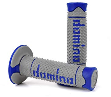 Domino Manopole Racing Diamonte Diamond Pattern per Dirt Bike