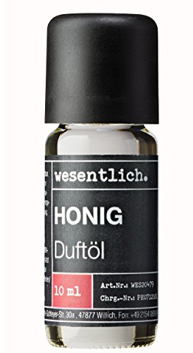 wesentlich. Duftöl Honig 10ml - feiner Duft für Diffuser und Lampe - als Raumduft oder zur Kerzenherstellung - pure Premium Öle aus Deutschland