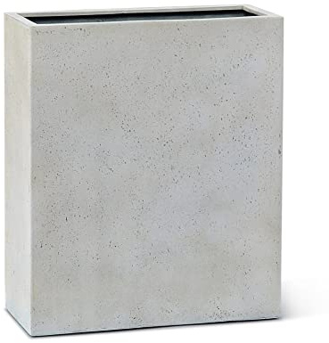 ESCHBACH® Pflanzkübel HIGH Box 60 Creme Weiß Raumteiler * 60 x 24 x 74 cm * 10 Jahre Garantie