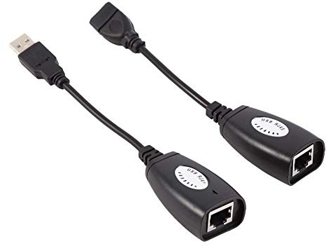 Yosoo Health Gear Cavo di prolunga da USB 2.0 a RJ45 Cavo di prolunga Ethernet Cavo di prolunga Ethernet Adattatore connettore su cavo Cat5/Cat5e/Cat6