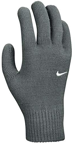 Nike Swoosh Knit 2.0 Herren Handschuhe Grau/Weiß -S/M