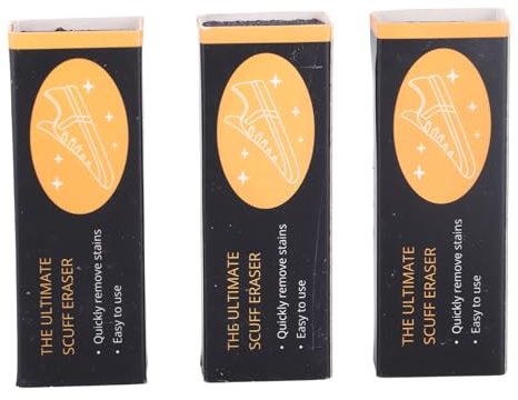 3pcs Schuhe Reiniger Weiß, Schuhe Radiergummi, Reiniger Radiergummi Weiß Schuhe Reinigung Radiergummi Fleckenentfernung Polieren Lederschuhe Reiniger Werkzeugschuhe Reiniger Radiergummi