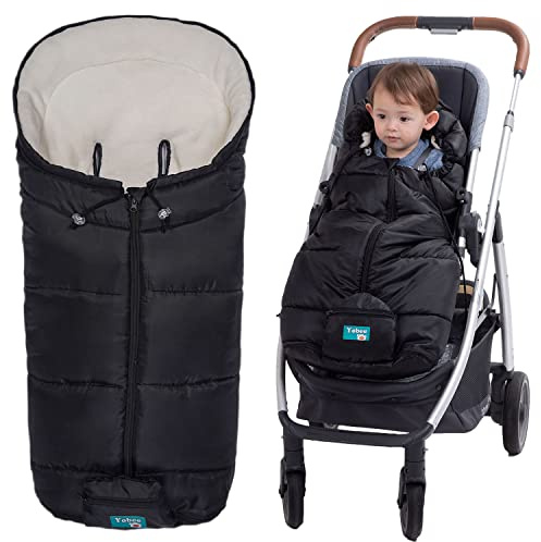Yobee Toddler Warm Stroller Bunting Bag, Winter Waterproof Windproof Stroller Blanket, Protact Baby from Cold Weather Footmuff for Stroller