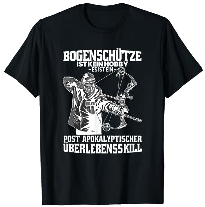 Bogensport Pfeil und Bogen Archer Bogenschütze Bogenschießen T-Shirt