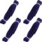 BLP3 4-Piece Purple Round Sling Set, 1 Ton, 2.5 m Usable Length, 5 m Circumference, Compatible with Various Vehicles
