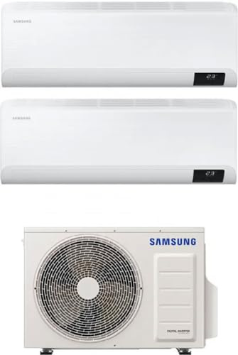 SAMSUNG CLIMATIZZATORE WINDFREE C-NEXT WIFI DUAL SPLIT AJ050TXJ2KG DUE SPLIT 9000+12000