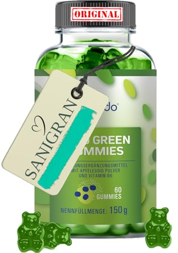 SANIGRAN Body Gummies 2.0, Gummibärchen für den Stoffwechsel mit Vitamin B6, Fruchtgummis für Keto-Diät, 60 Stück