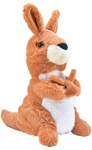 Kögler 76925-Labertier Canguro Jason, Alto Circa 18 cm, Peluche ripetibile con Funzione di Riproduzione, ripete Tutto e Si muove, Multicolore, One Size, 76925