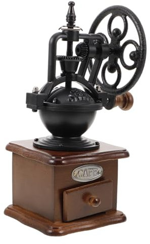 ABOOFAN Molinillo De Café Manual Vintage De Manivela Para Preparación De Cafetera Pequeña De Espresso