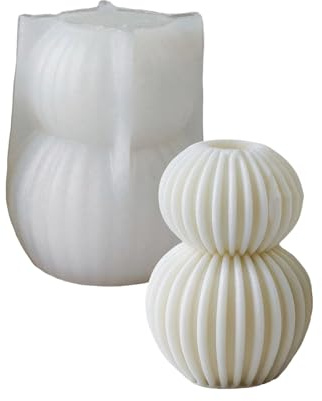 A Righe Rotondo A Forma Di Candela A Forma Di Sfera A Strisce Forma Di Candela Per Progetti Artistici E Stile Casa