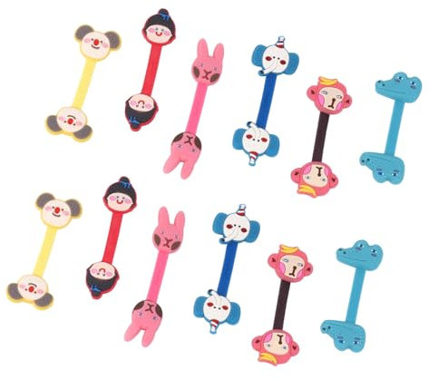 Uonlytech 12pièces Organisateur De Câbles Réutilisable Lot De Attaches De Fixation Couleurs Assorties Et Pratique