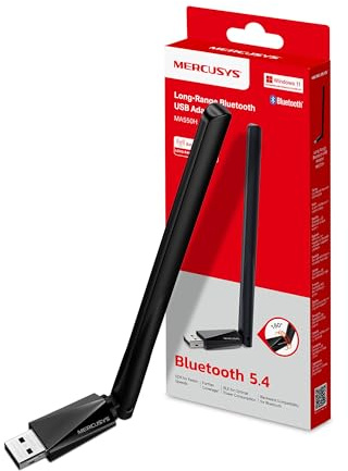 Mercusys MA550H TP-Link Bluetooth Adapter PC/Laptop, Bluetooth 5.4 | Faster Speeds, Enhanced Stability, Broader Compatibility, Further Coverage, Up to 7 devices, Low Energy Consumption