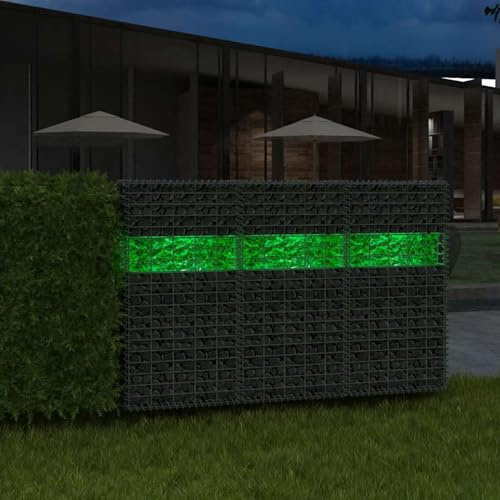 Gecheer Gabion Rocks Glass Green 60-120 mm 25 kg Gabions Model142315
