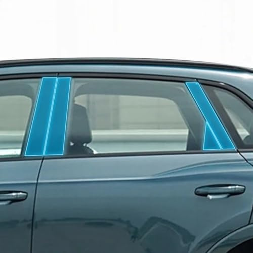 Guvsad Pellicola protettiva per carrozzeria auto B C per lunotto della finestra con membrana anti-graffio TPU PPF vernice accessori per Audi Q3 Sporback 2021-2024 (trasparente)