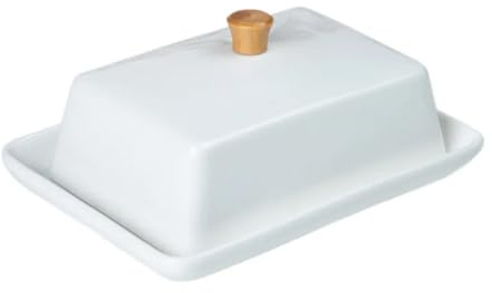 Beurrier en céramique avec couvercle, boîte de rangement rectangulaire, à pain pour Cuisine