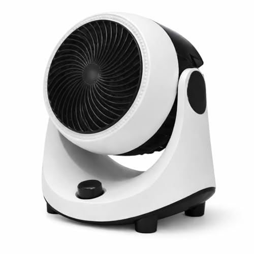 AntDau71® Termoventilatore Caldo e Freddo 1500W da Pavimento, Riscaldatore e Ventilatore 2 in 1, Angolo Regolabile Manuale, Silenzioso per Casa Bagno Ufficio - CW1017