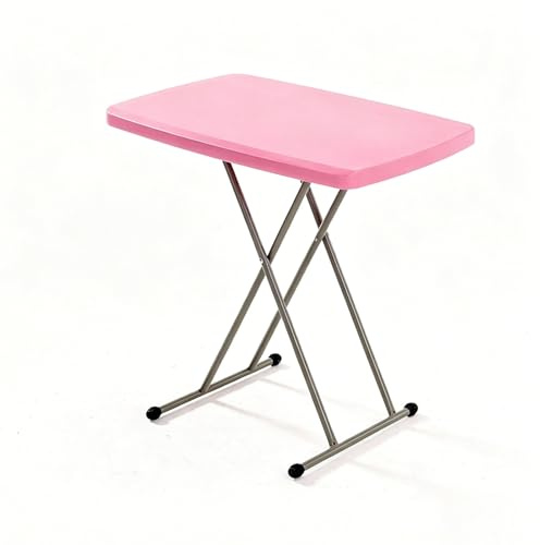 WBBML Foldable Table Leicht Buffettisch Klappbar Biertisch Arbeitszimmer Esszimmer(Pink)