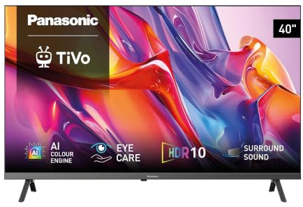 Panasonic TB-40S45C, Full HD LED TiVo Téléviseur, Smart TV | AI Colour Engine, Apple Airplay, Media Player, Bluetooth, Contrôle vocal TiVo, 60Hz, 40 (101cm), S45C Série, 2026