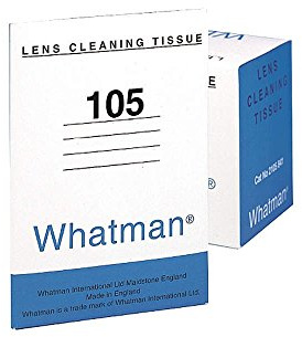 Whatman 625-Pack Lens Cleaning Tissue, Grade 105, 15cm x 10cm, Soft, High Absorbency, Fibre-Free, Neutral Density