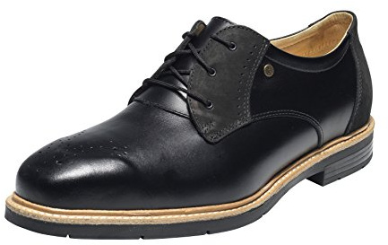 EMMA Safety MM11409042 Frontier Sicherheitsschuhe - Brasilianisches 2-Ton-Vollnarbenleder kombiniert mit Nubuk - Modell: Vito - EU Größe: 42 - Farbe: 2-Ton schwarz