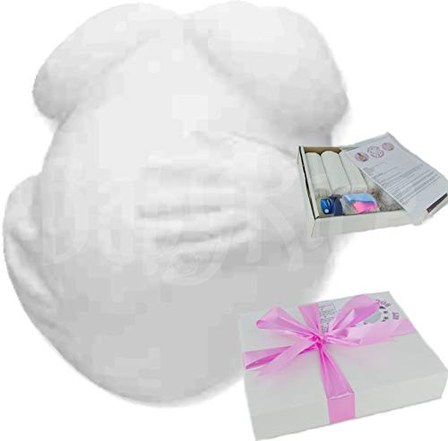 Pregnant Belly Casting Kit Pregnancy Bump Plaster Cast Gift Maternity Leave by BabyRice