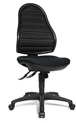 TOPSTAR Bürodrehstuhl Flex Point SY schwarz mit Hartbodenrollen