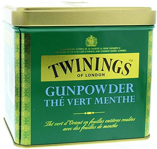 Twinings Gunpowder Té en lata de menta (200 g, 1 unidad)