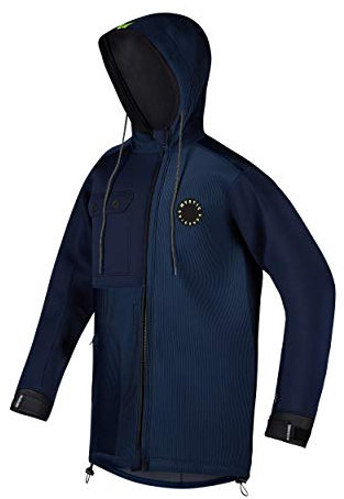 Mystic Watersports - Surf Kitesurf & Windsurfen Ocean Neopren Neoprenanzug Jacke - Navy Lime - Unisex