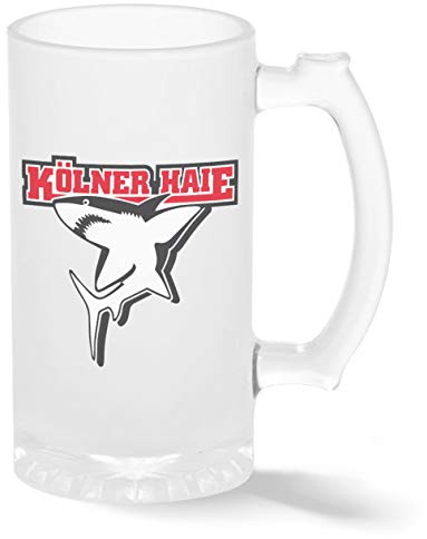 Ice Hockey Team Kolner Haie Eishockey Pint Glasbecher Gefrosteter Transparenter Stein Neuheit Krug für Bier 500ml