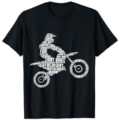 Dirt Bike Rider Motocross Enduro Dirt Biking Ragazzi Uomini Maglietta
