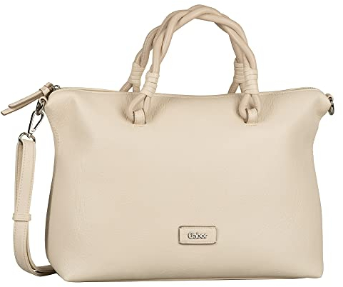 Gabor bags , MAJA, Damen, Henkeltasche mit langem Schulteriemen, one size, beige, 36x12,5x22,5cm