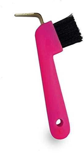 York Hufkratzer für Pferde Standard Grooming Tools Pferdehufkratzer (Fuchsia)